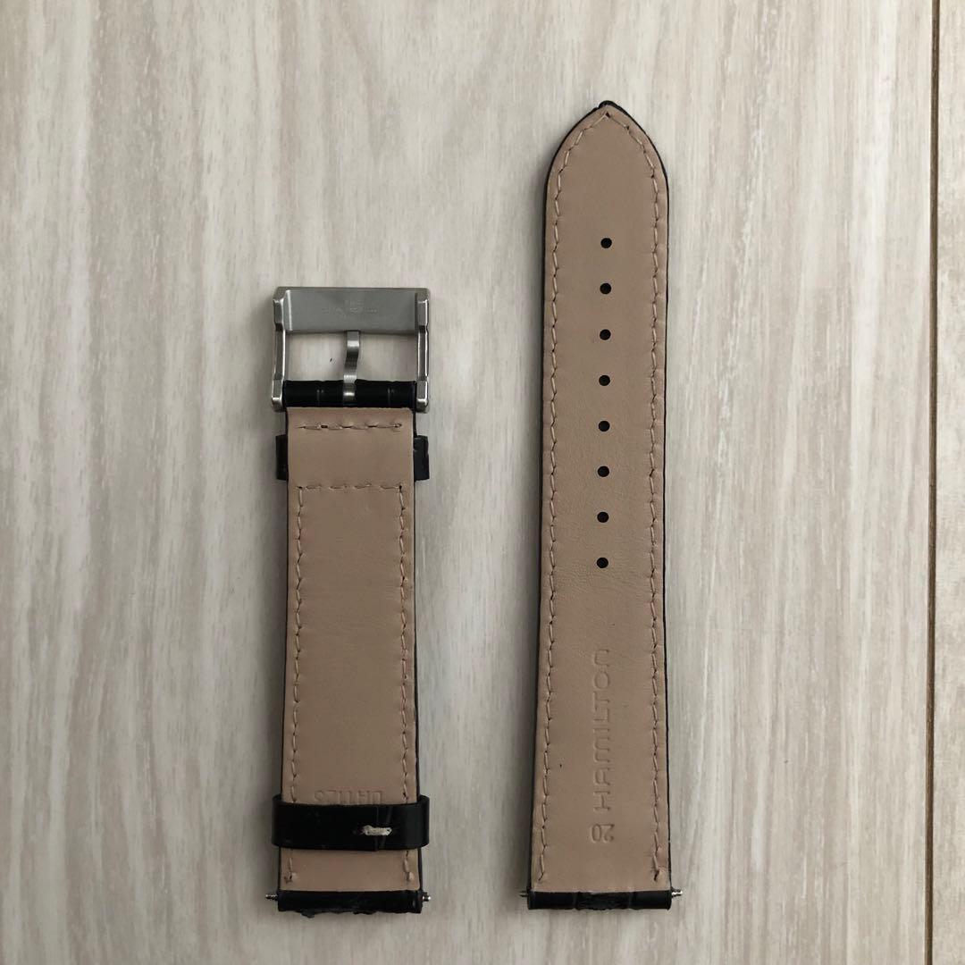 値下げ！【未使用品】HAMILTON カーキフィールドBLACK STRAP