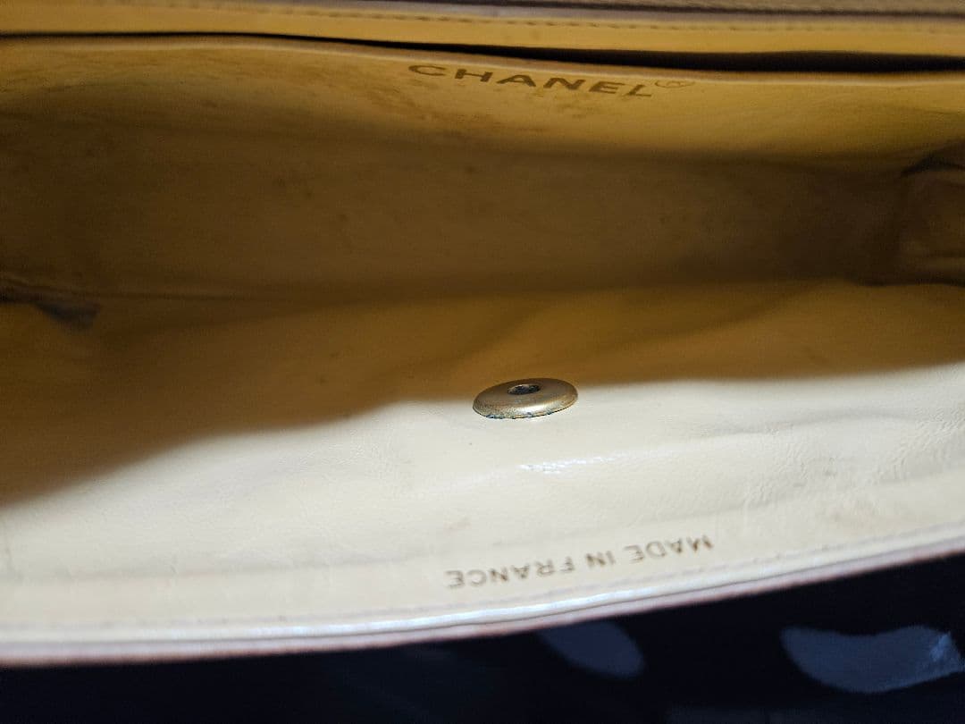 ベ*ル様 CHANEL シャネル ココマーク ロゴ レザー ショルダーバッグ ヴ