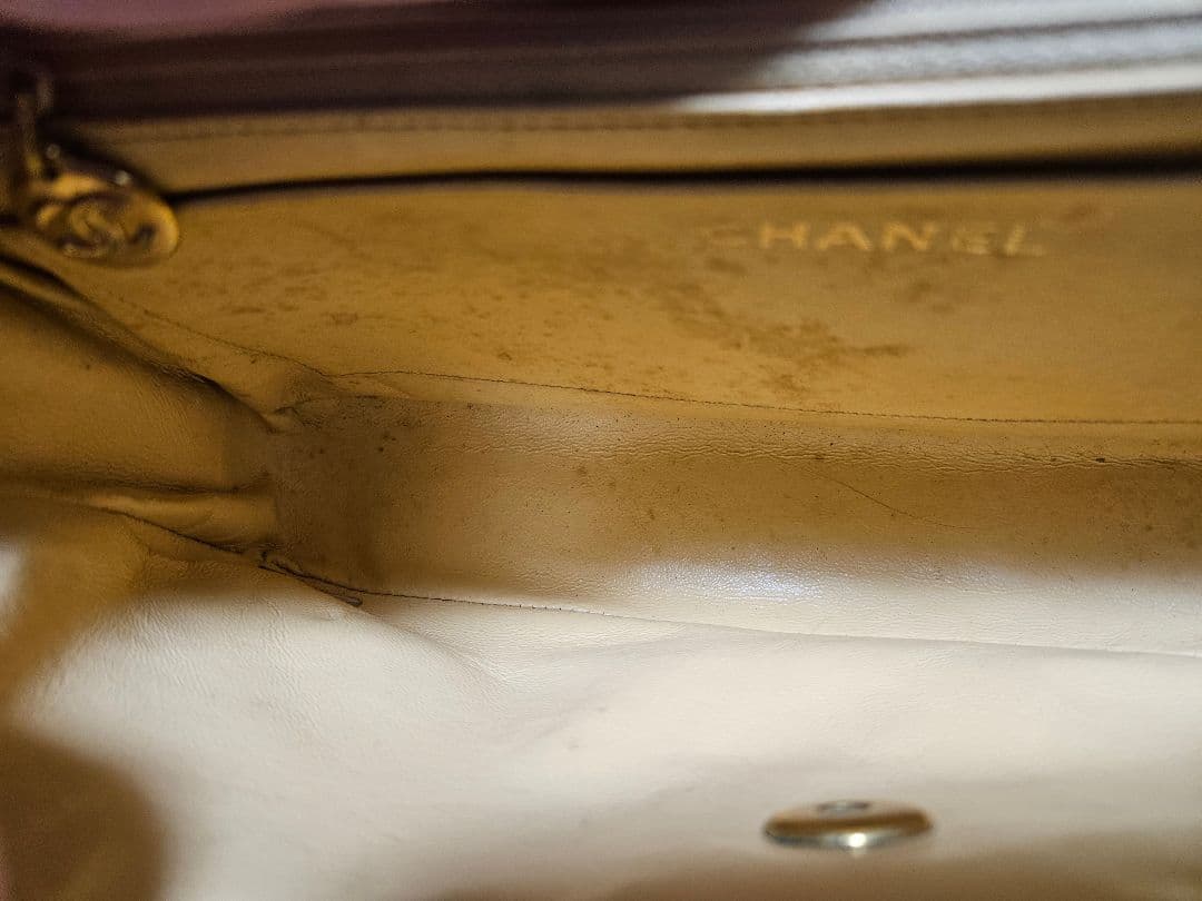 ベ*ル様 CHANEL シャネル ココマーク ロゴ レザー ショルダーバッグ ヴ