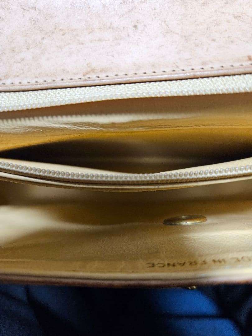 ベ*ル様 CHANEL シャネル ココマーク ロゴ レザー ショルダーバッグ ヴ