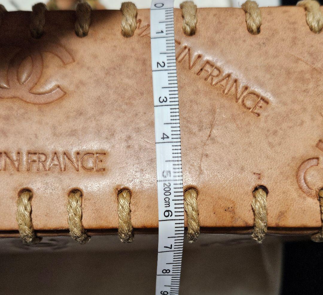 ベ*ル様 CHANEL シャネル ココマーク ロゴ レザー ショルダーバッグ ヴ