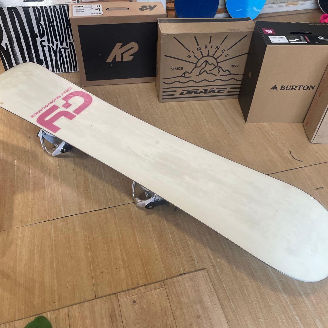 GRAY×HEAD　良質国産スノーボードセット　OGASAKA製　バイン付