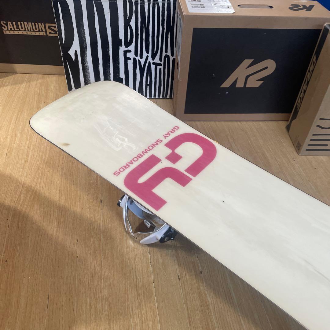 GRAY×HEAD　良質国産スノーボードセット　OGASAKA製　バイン付