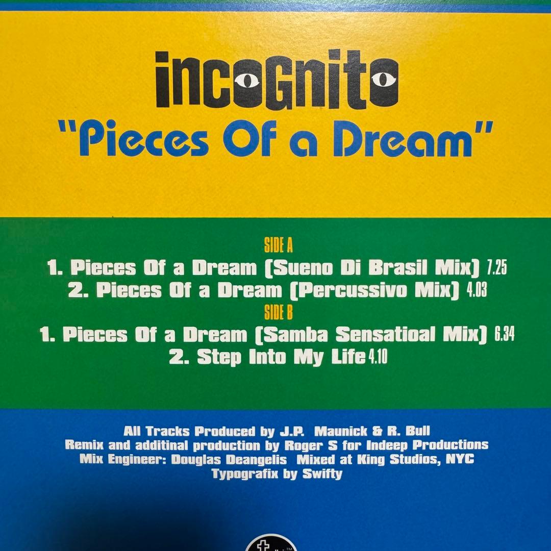 incognito / Pieces Of a Dream サンバリミックス