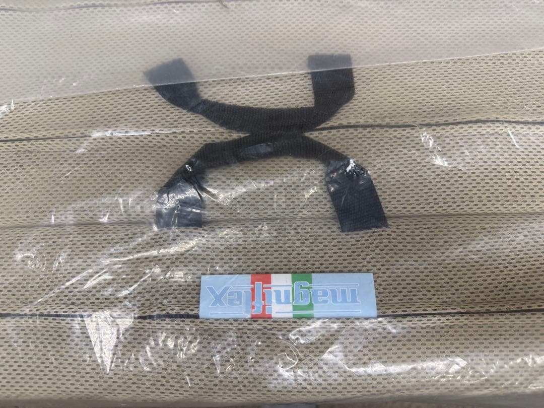 マニフレックス メッシュウィング 三つ折り高反発マットレスシングル ミッドグレー