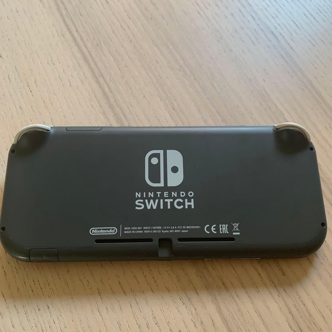 Nintendo Switch Lite グレー　箱、充電器つき