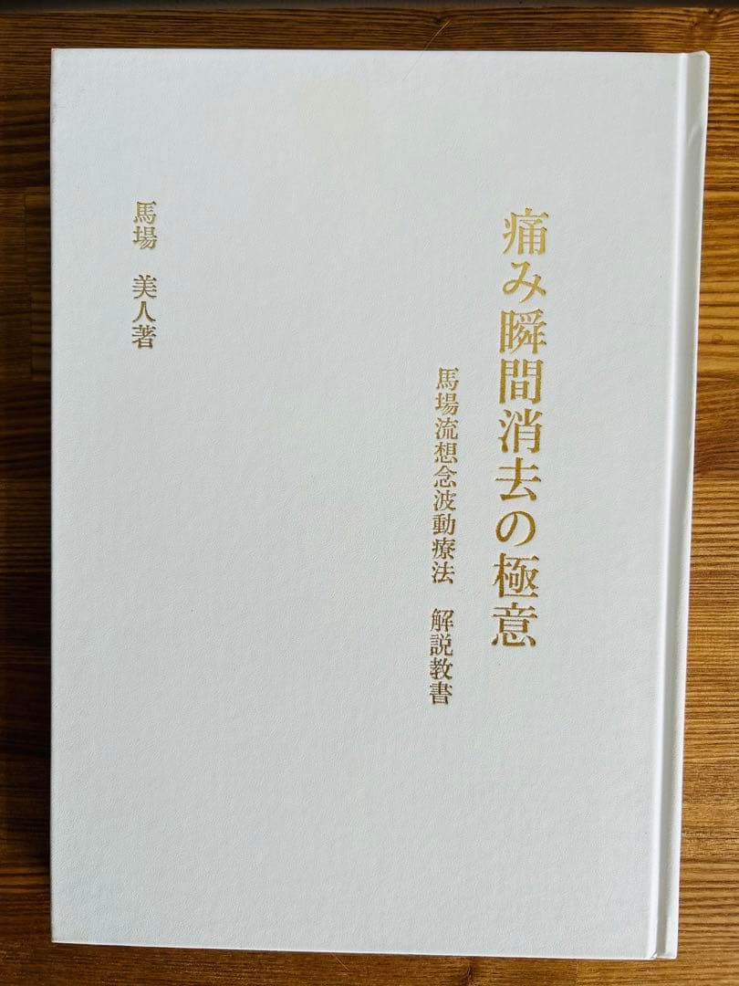 超希少　痛み瞬間消去の極意　馬場流　想念波動療法　解説教書　馬場美人　治療　本