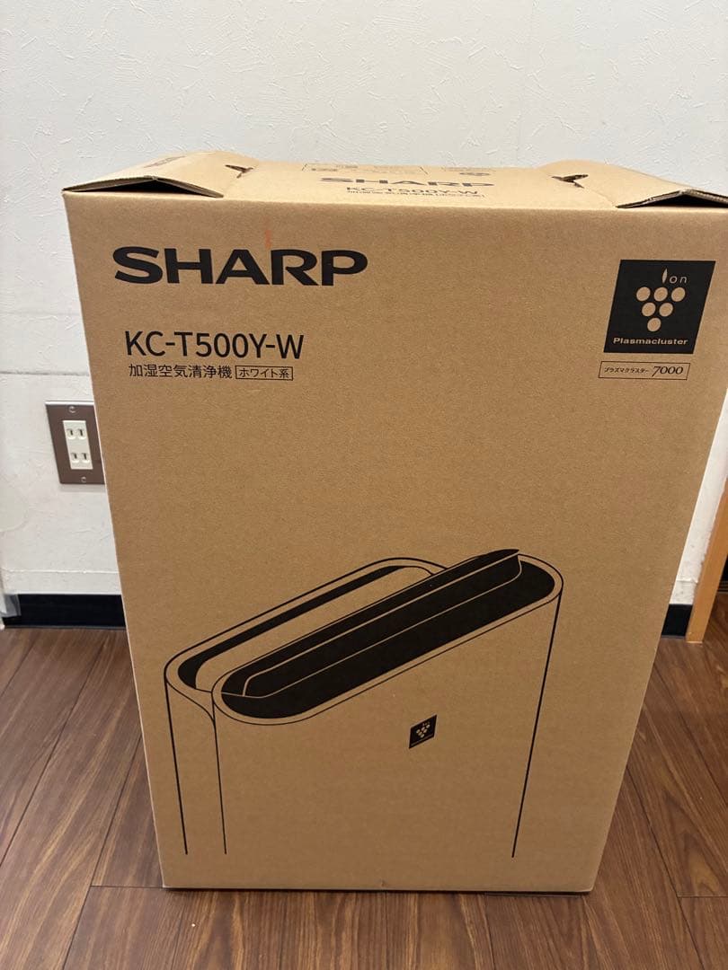 SHARP KC-T500Y-W 加湿空気清浄機 ホワイト　新品　未開封　未使用