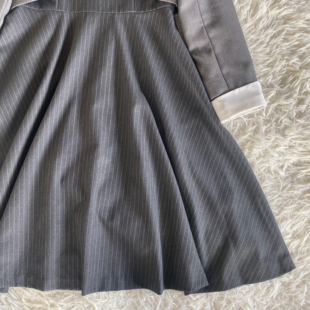 【極美品】アリサナ　165cm フォーマル4点セット　ボレロ　ワンピース　グレー