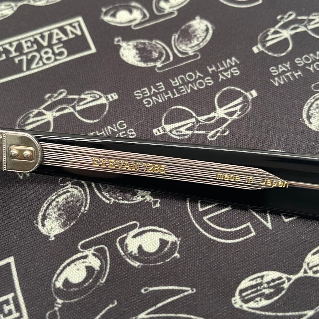 極美品 EYEVAN 7285 model351 芸能人着用モデル サングラス