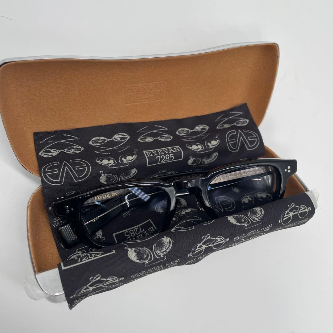 極美品 EYEVAN 7285 model351 芸能人着用モデル サングラス