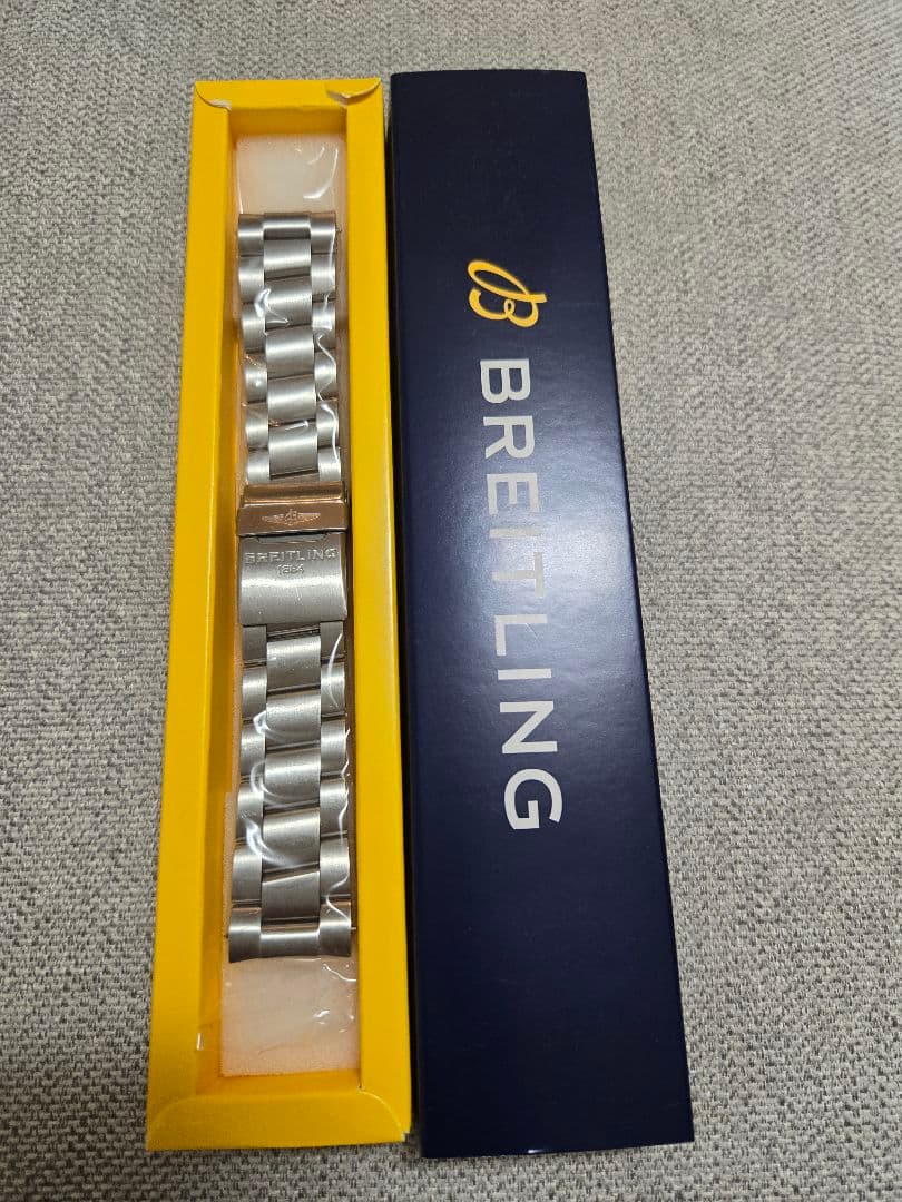 BREITLING ステンレススチール 金属ベルト