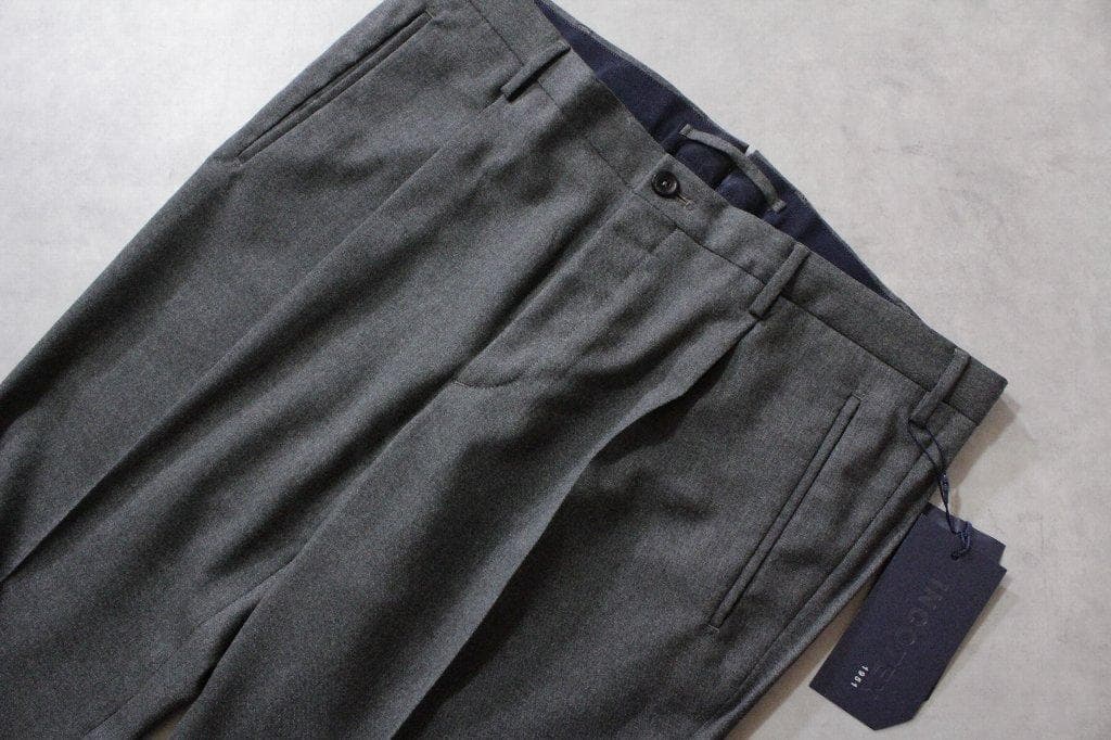 INCOTEX★新品5.5万円インコテックス テクノウール1プリーツパンツ52