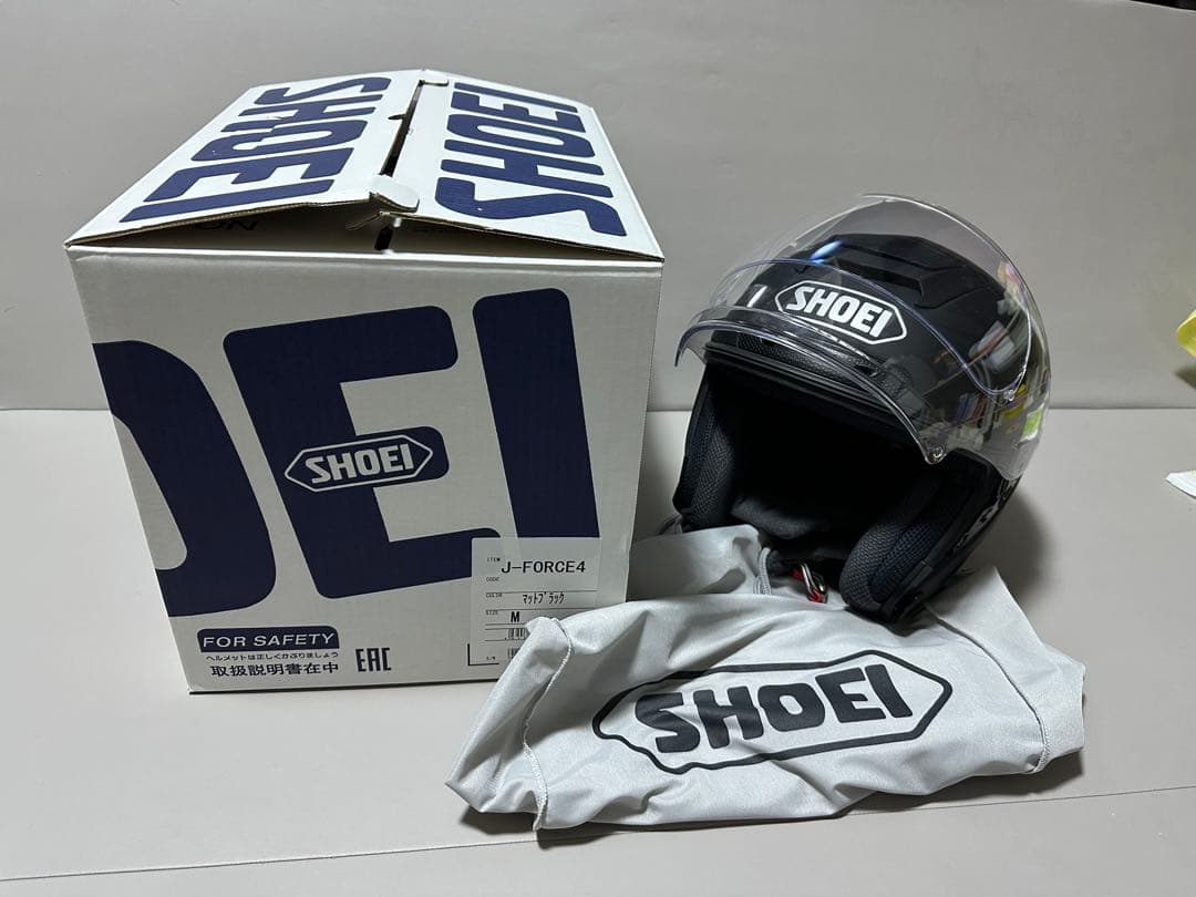 【美品】SHOEI J-FORCE4 ジェットヘルメット　マットブラック