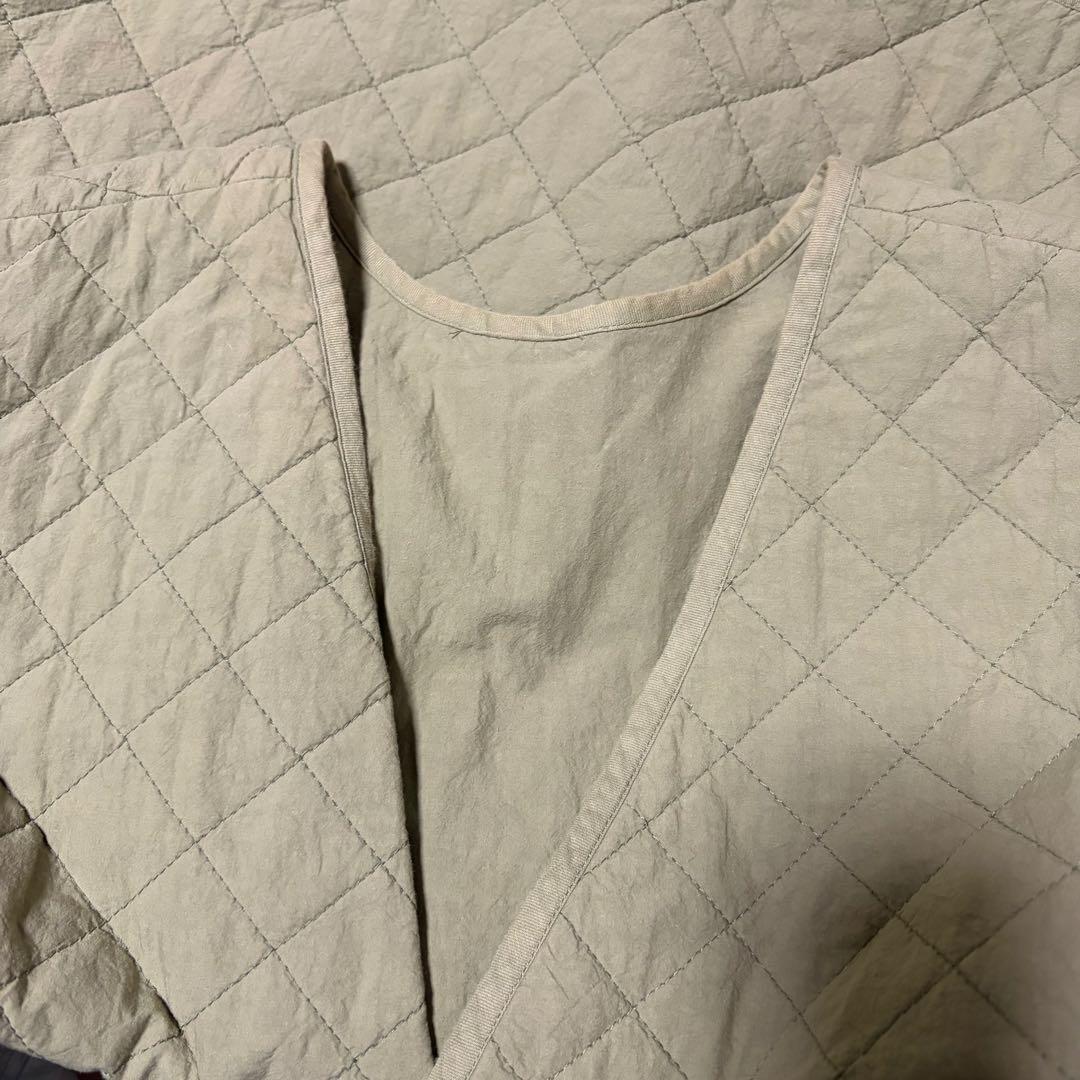 nestRobe　コットンラミーキルティングリバーシブルベスト　ネストローブ