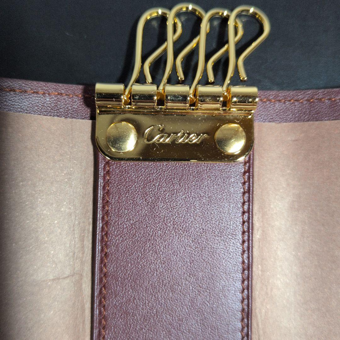 【新品未使用】カルティエ 4連 キーケース 箱＆収納袋入り　保証カード有