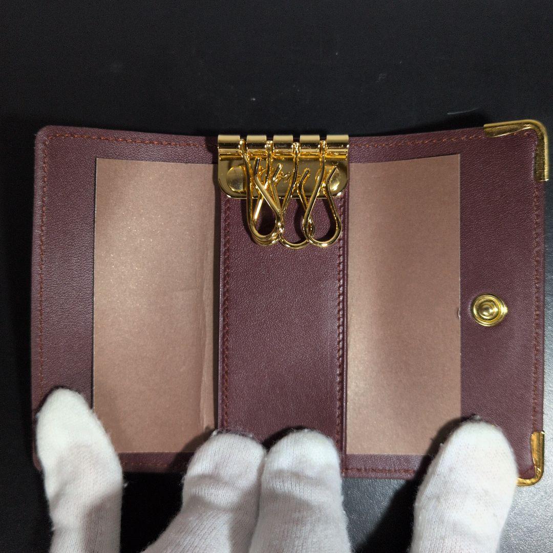 【新品未使用】カルティエ 4連 キーケース 箱＆収納袋入り　保証カード有