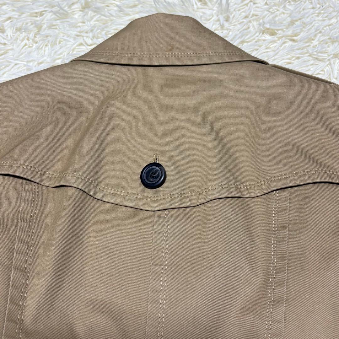 バーバリーブルーレーベル トレンチコート ノバチェック ベルト ライナー付き L