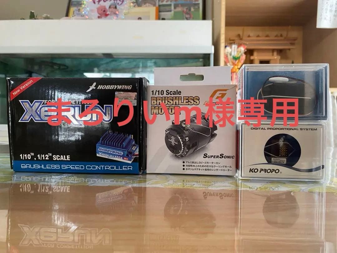 ホビーウイングアンプ 、G-Force モーター、KO製受信機•サーボ