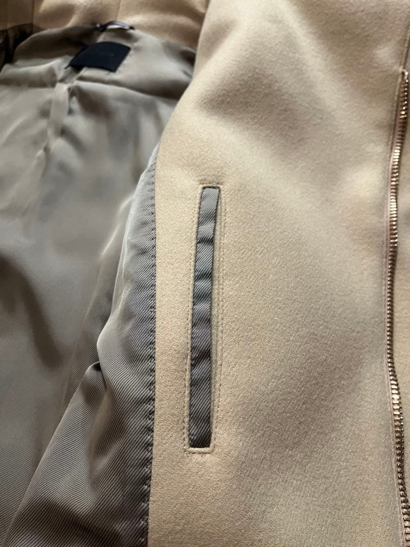 【新品未使用】junhashimoto ウールメルトン ラップコート サイズ4