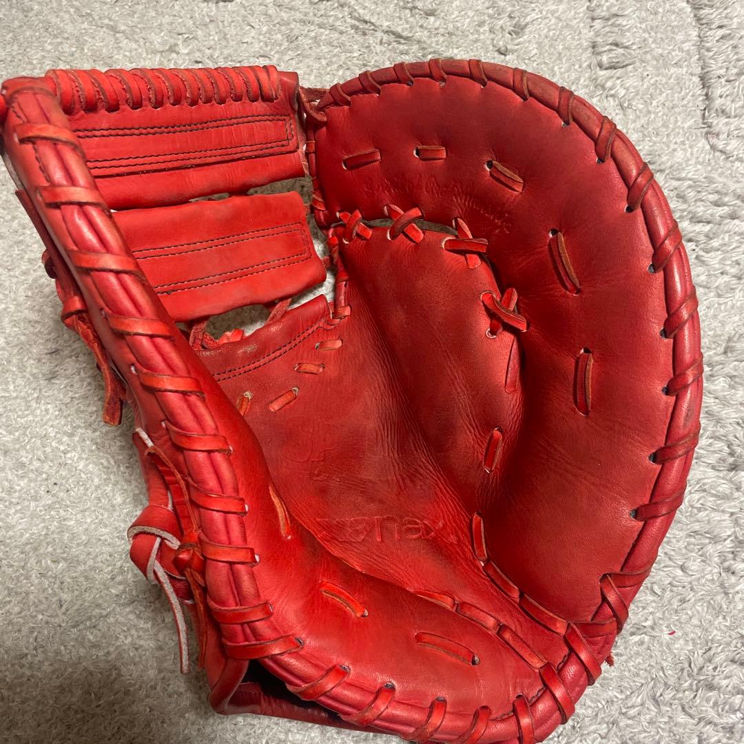 xa 硬式野球グローブ レッド　ファーストミット