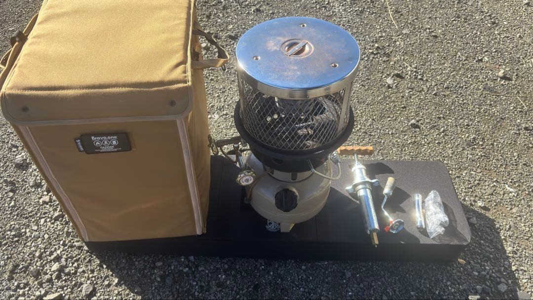 Bravo.one BRUNT オムニバーナー 収納ケース ワッペン付き タン