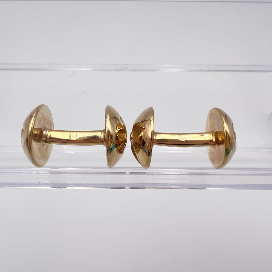 LOUIS VUITTON ルイヴィトン　カフス　ゴールド　ロゴ入り