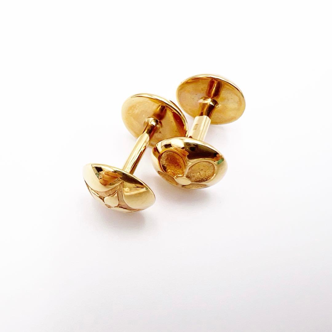 LOUIS VUITTON ルイヴィトン　カフス　ゴールド　ロゴ入り