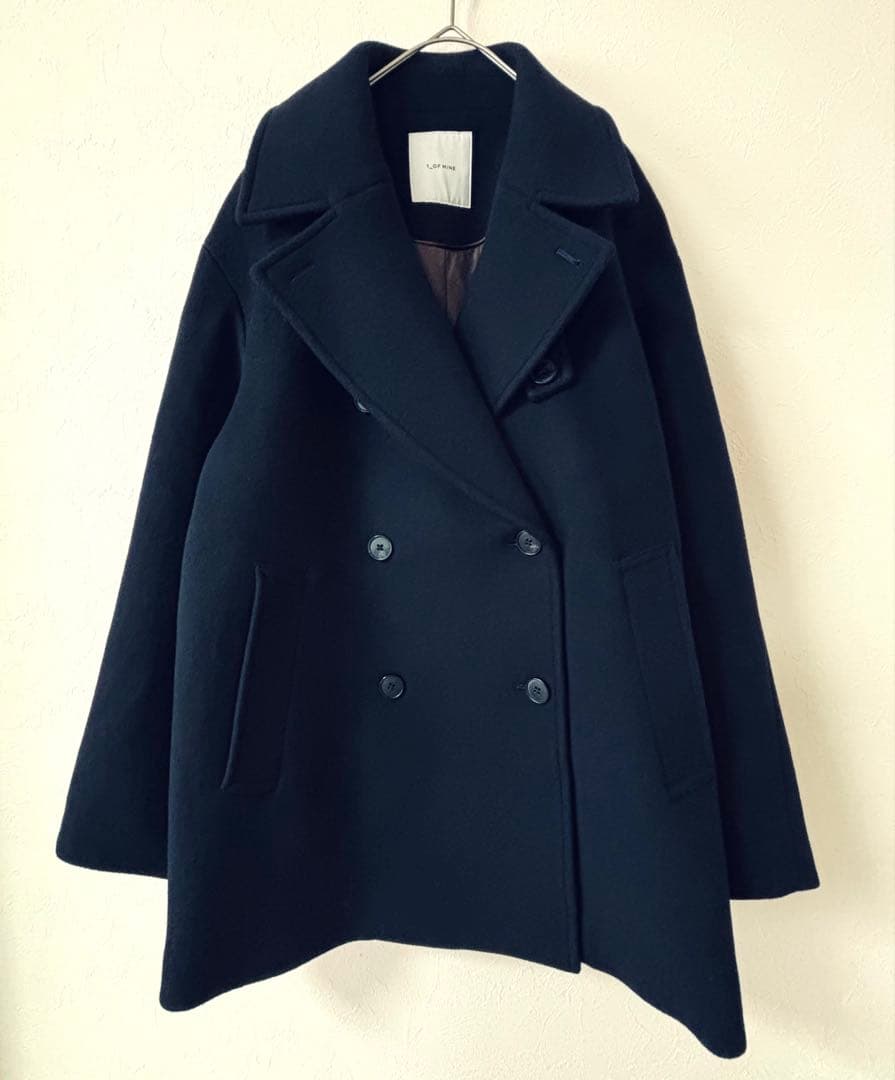 美品❇️ 1_OF MINE W ピーコート ネイビー　ダブルブレスト　Mサイズ