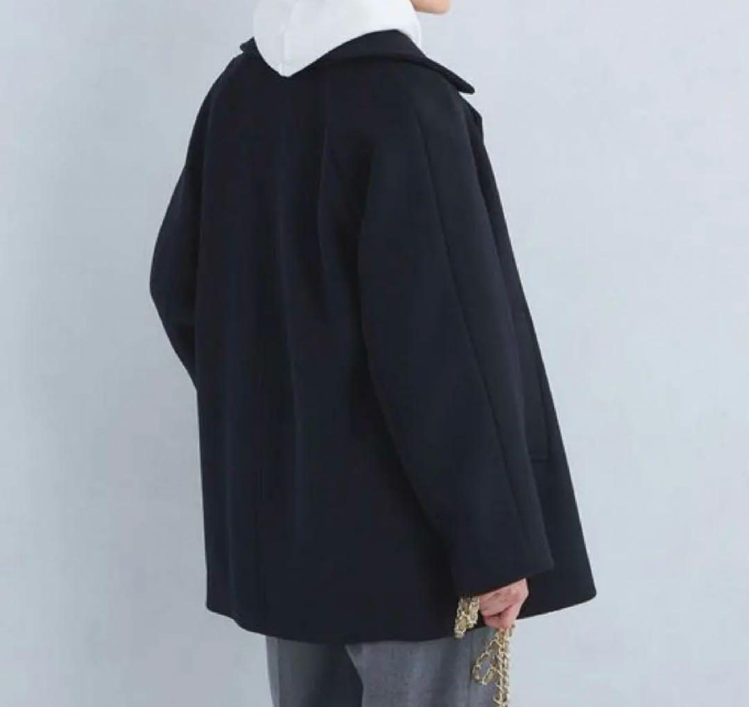 美品❇️ 1_OF MINE W ピーコート ネイビー　ダブルブレスト　Mサイズ