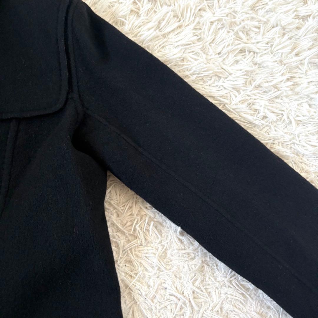 BURBERRY LONDON カシミヤ混 ダブルフェイス リバーコート 40