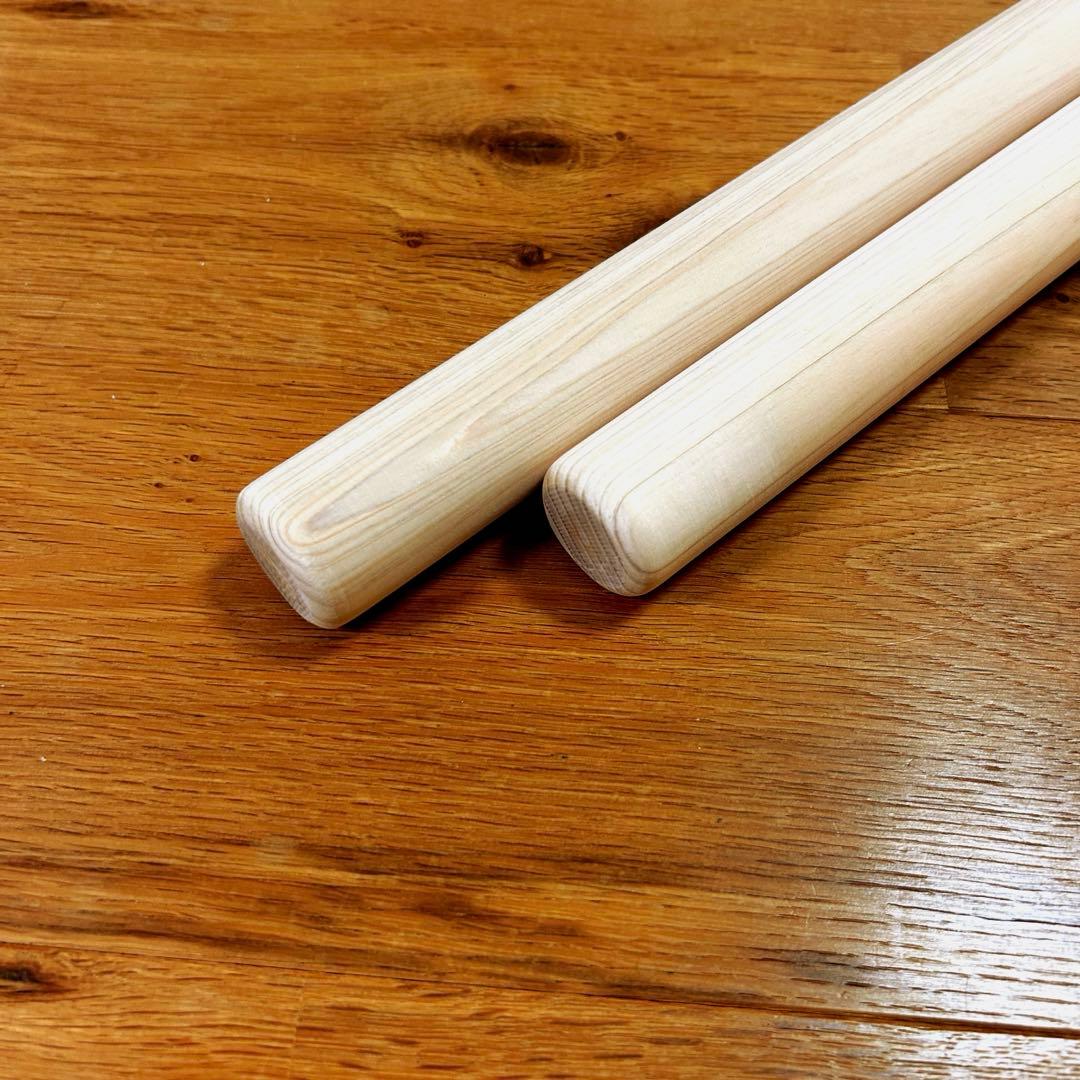 【軽くて使いやすいヒノキバチ】新品 和太鼓バチ 10組(20本)