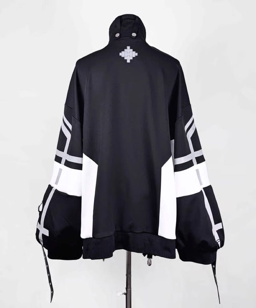 HIDOLATRAL THEODOL 近未来メタルジャージ ブラック レフレム