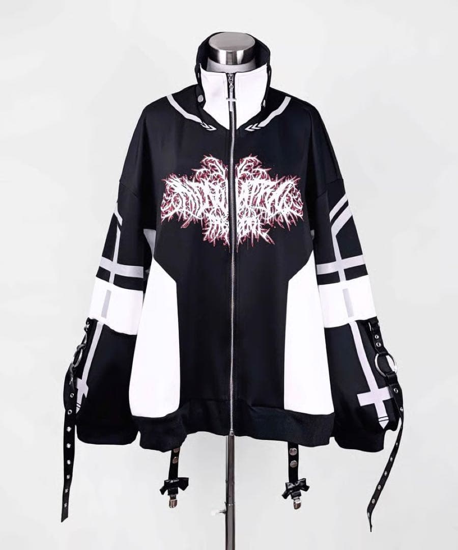 HIDOLATRAL THEODOL 近未来メタルジャージ ブラック レフレム