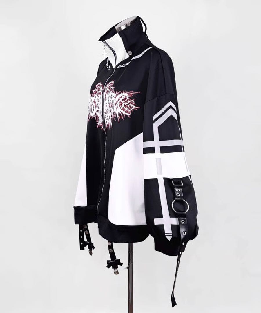 HIDOLATRAL THEODOL 近未来メタルジャージ ブラック レフレム