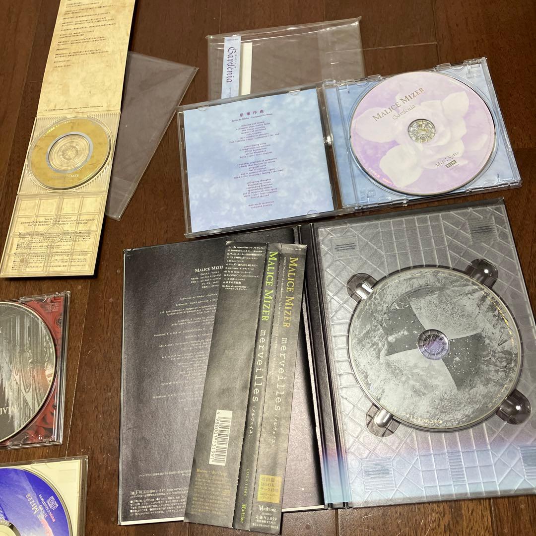MALICE MIZER マリスミゼルCD5枚セット merveilles初回