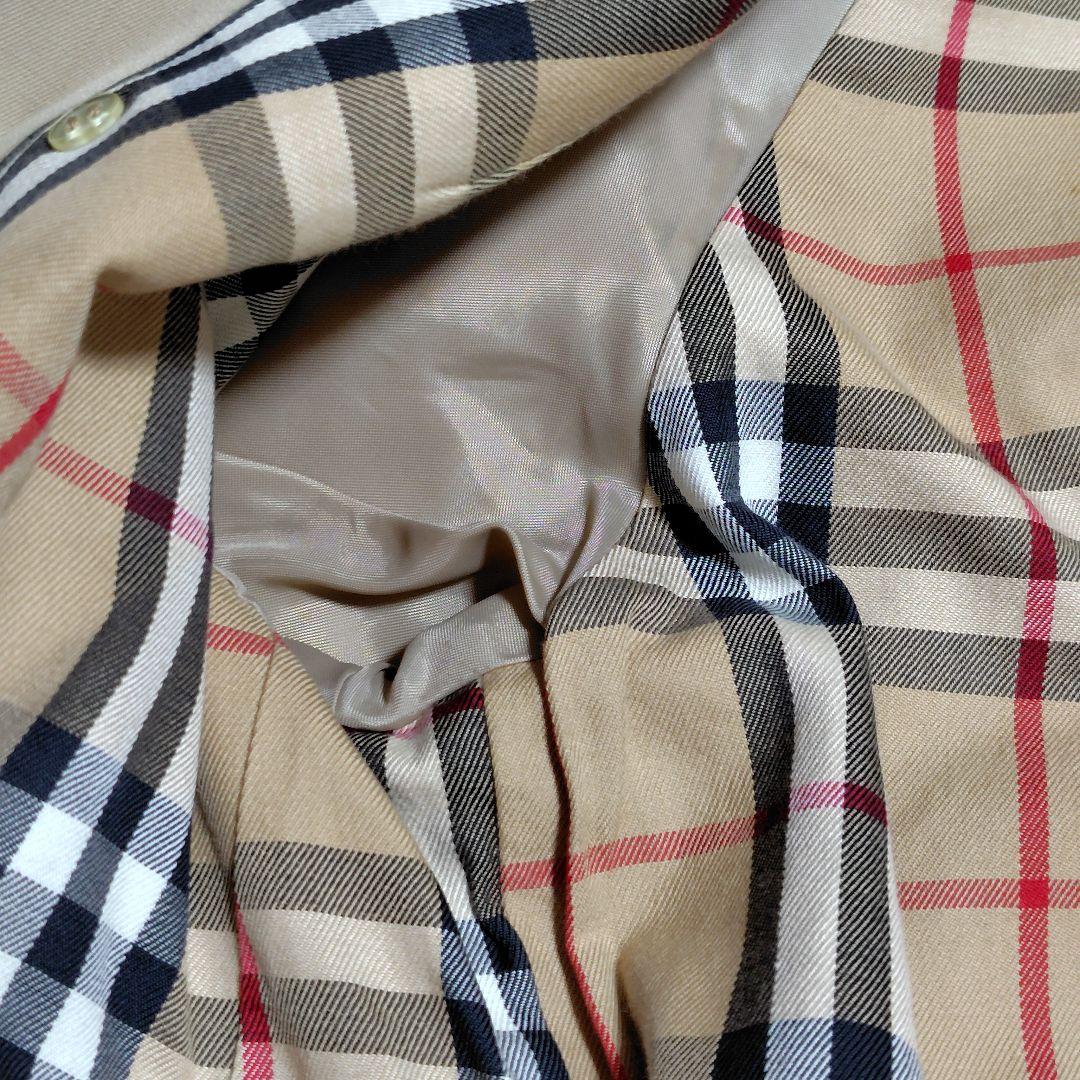 訳あり Burberry バーバリー トレンチコート ノバチェック ベルト