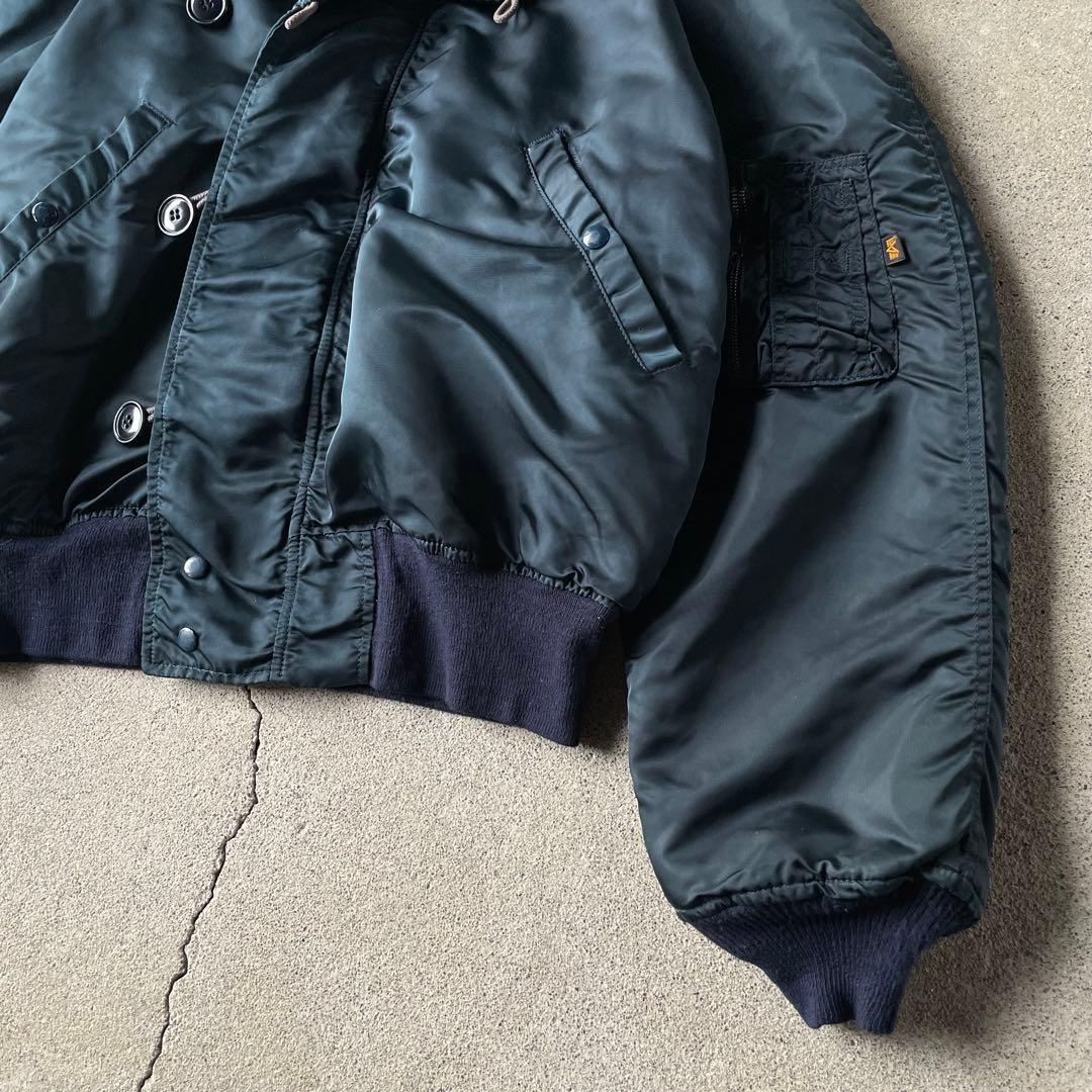 ジャケット・アウター 90s ALPHA N-2B flight bomber jacket navy