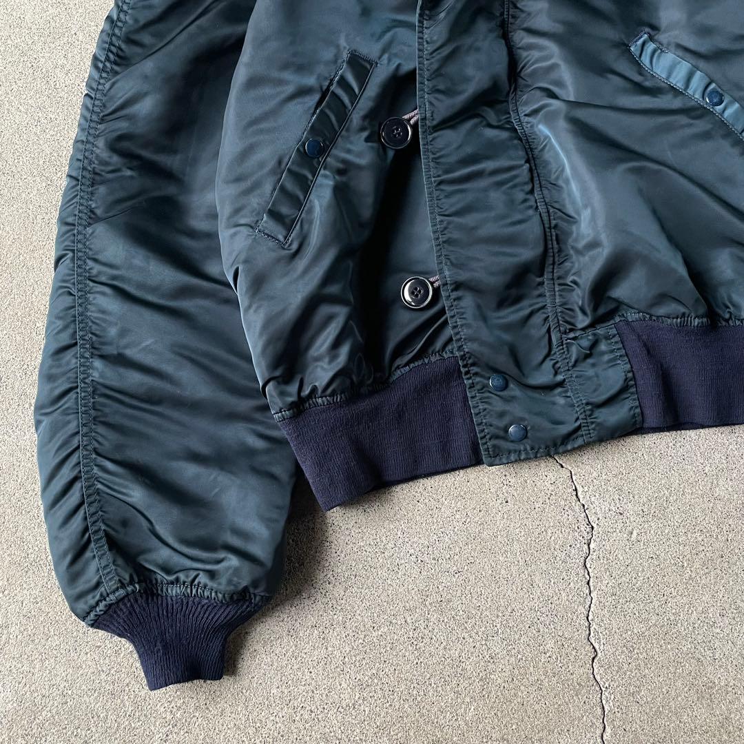 ジャケット・アウター 90s ALPHA N-2B flight bomber jacket navy