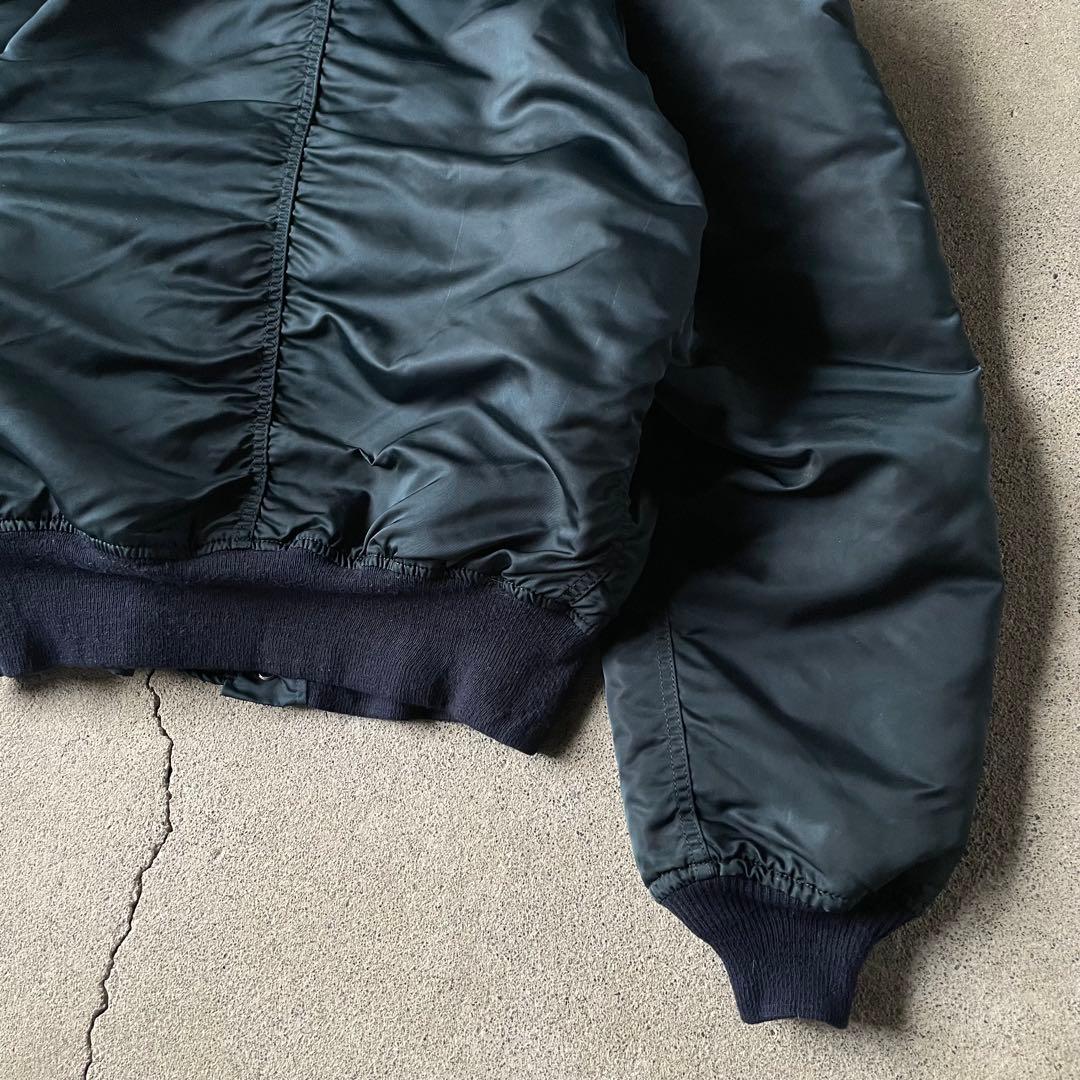 ジャケット・アウター 90s ALPHA N-2B flight bomber jacket navy