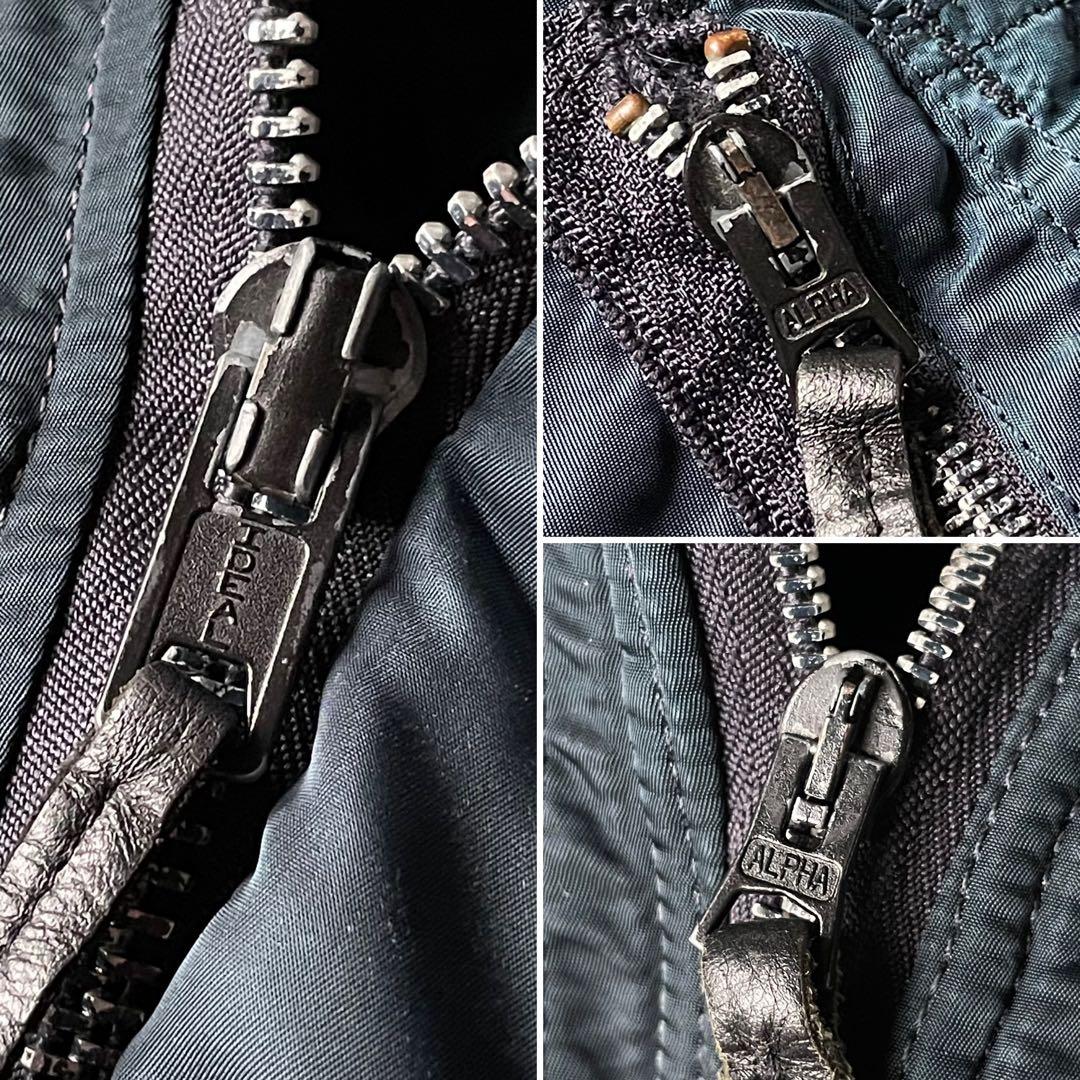 ジャケット・アウター 90s ALPHA N-2B flight bomber jacket navy