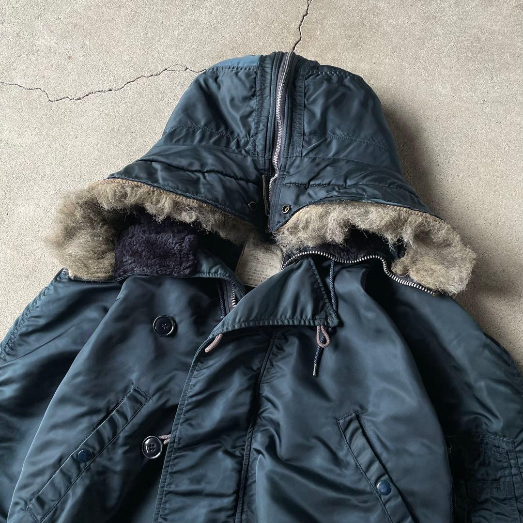 ジャケット・アウター 90s ALPHA N-2B flight bomber jacket navy