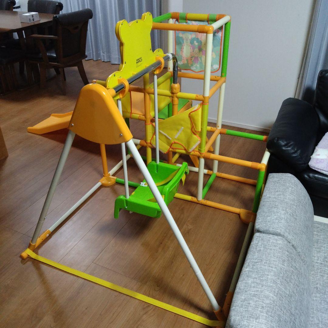 くまのプーさん 折りたたみ ロングスロープ キッズパークSP ブランコ