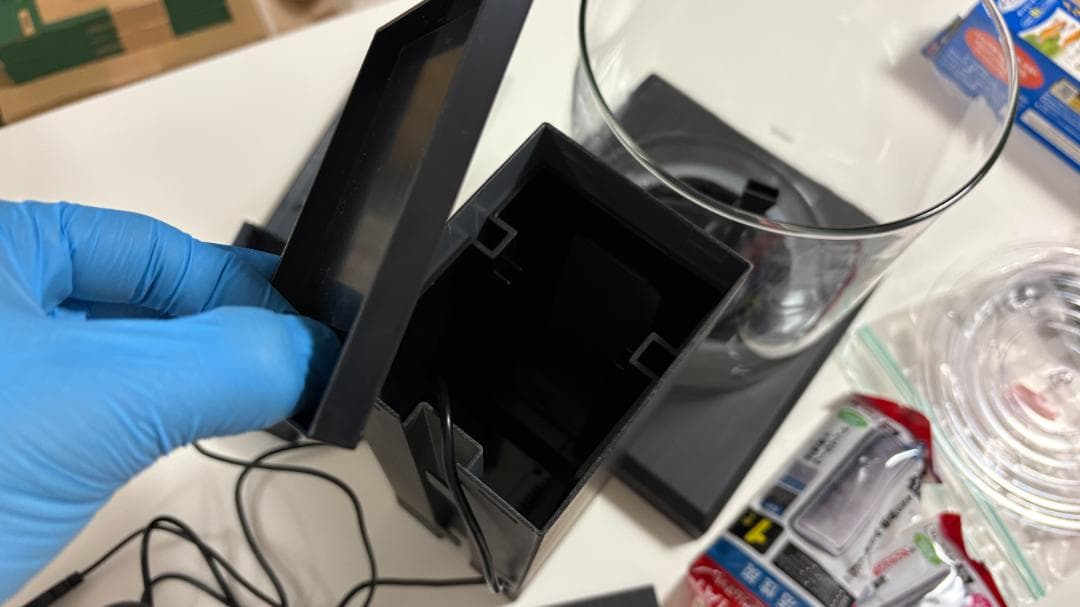 GEX ペルコ　チャコールブラック　小型水槽　付属品・おまけ有