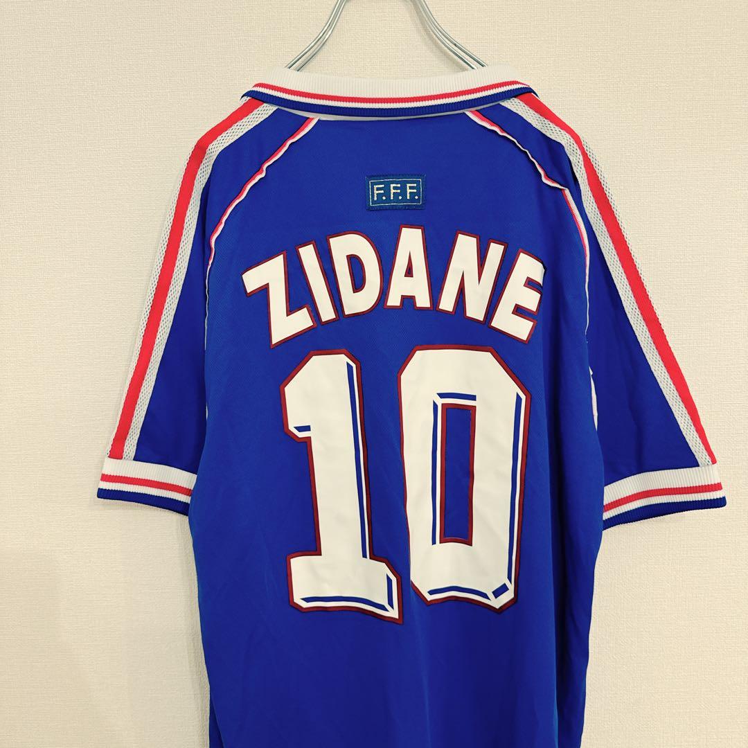 ⭐︎希少⭐︎adidas 90s 98w杯 フランス代表ユニフォーム ジダン