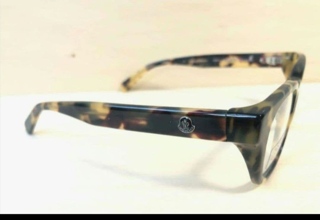 モンクレールMONCLERメガネ眼鏡サングラスめがねアジアンフィット明鼈甲べっ甲