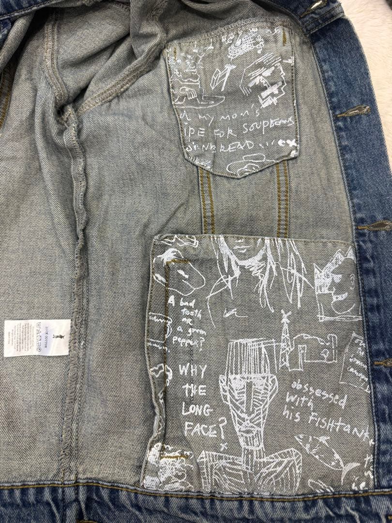 Mサイズ A Bunch Of Stuff デニムジャケット ジョニーデップ展