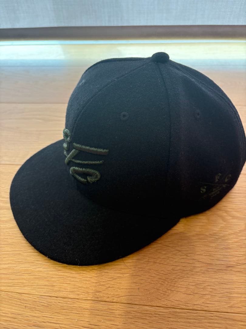 シーフロアコントロール×ＩＦＣコラボキャップ 黒緑刺繍