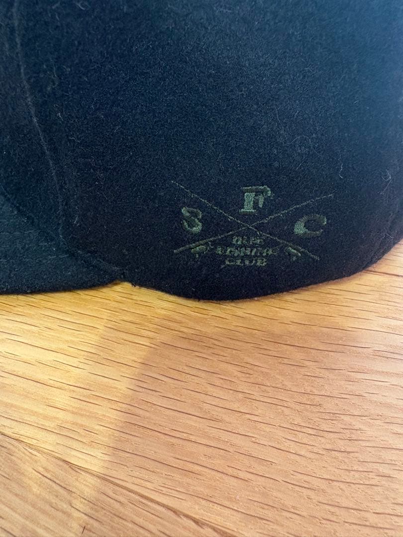 シーフロアコントロール×ＩＦＣコラボキャップ 黒緑刺繍