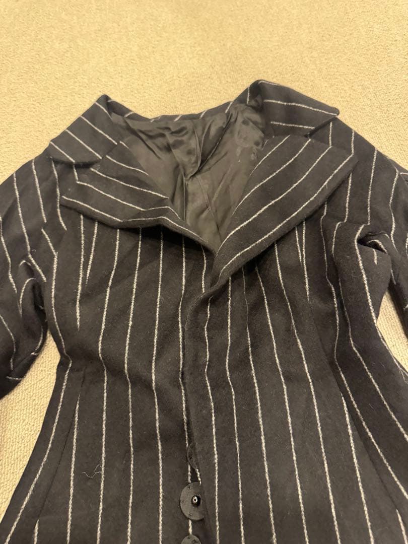 Maison Margiela ブラックストライプ テーラードジャケット